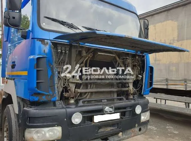 Выездная замена радиатора грузового автомобиля