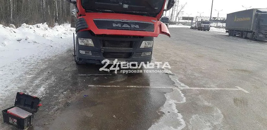 Замена стартера грузовика